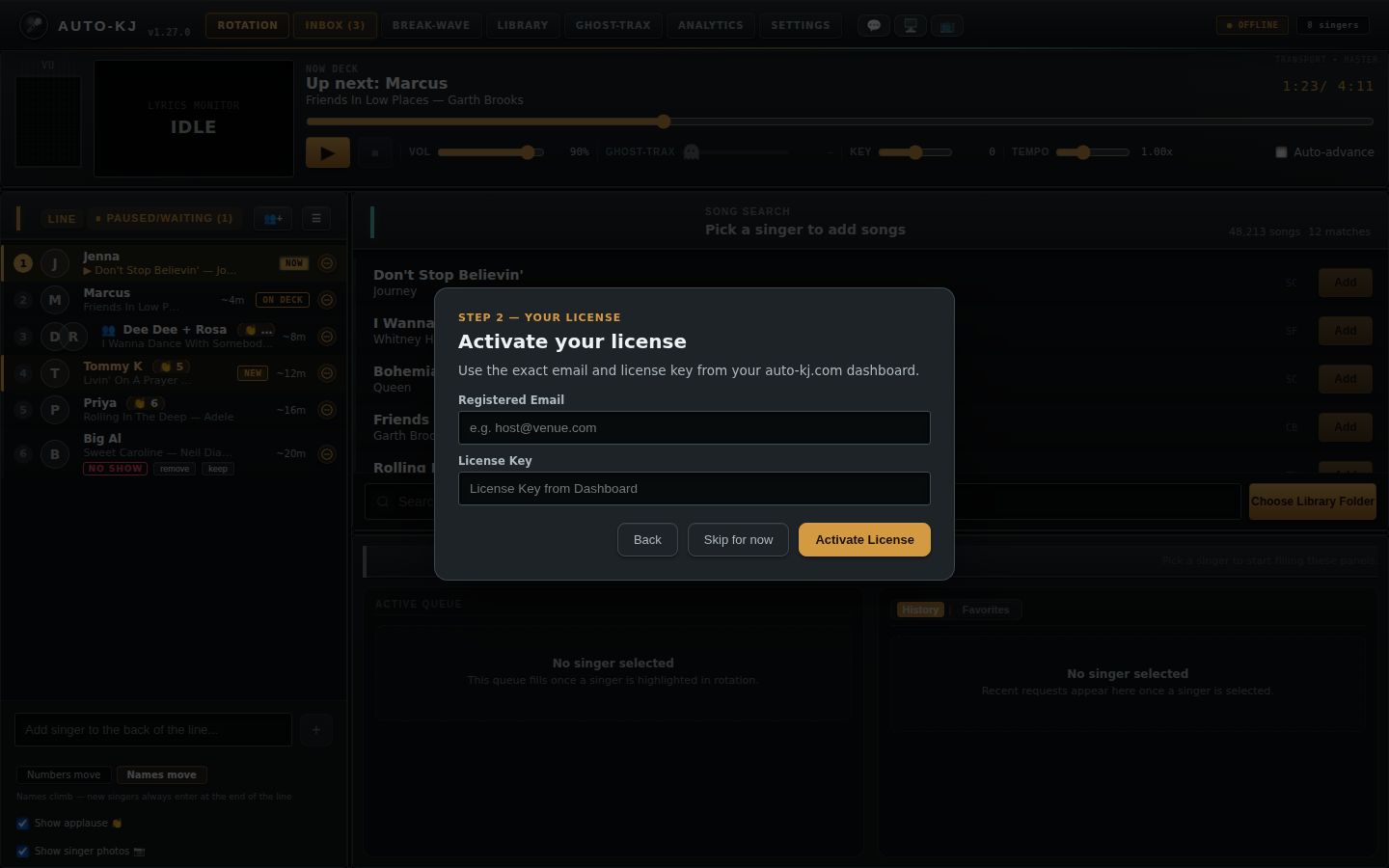 Step 2 Β· activate with key