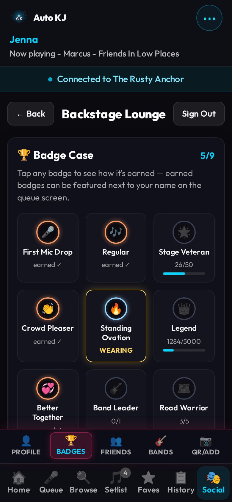 Social Β· Badges